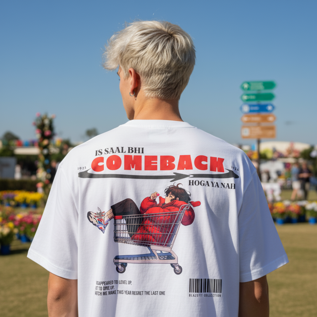 COME BACK – Oversized Unisex T-Shirt (Limited New Year Edition)